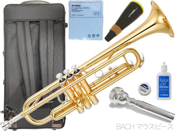YAMAHA ( ヤマハ ) YTR-3335 トランペット ラッカー リバース 1本支柱 管楽器 B♭ Trumpet gold セット H　北海道 沖縄 離島 不可