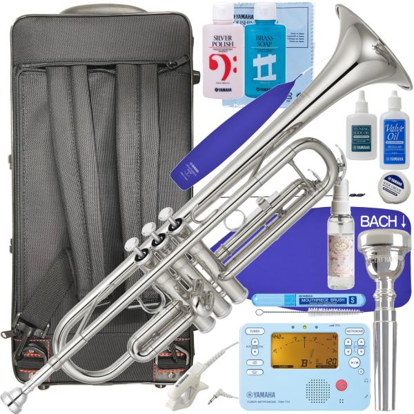 YAMAHA ヤマハ 5年保証 安心サポート対象 YTR-3335S トランペット B♭ 銀メッキ シルバー リバースタイプ セットC　以下は対応不可 北海道 沖縄 離島 代引き
