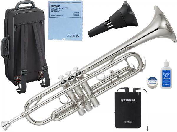 YAMAHA ( ヤマハ ) YTR-3335S トランペット 正規品 銀メッキ リバース シルバー 管楽器 B♭ YTR-3335S-01 Trumpet セット E　北海道 沖縄 離島 不可