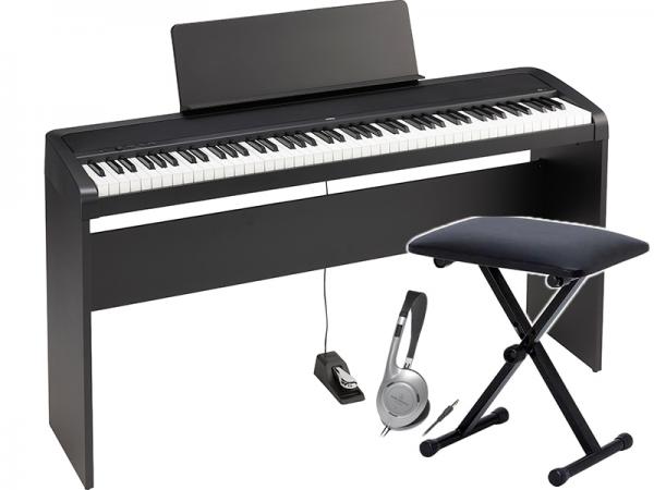 KORG ( コルグ ) B2-BK 純正スタンド+ベンチセット 電子ピアノ デジタルピアノ 88鍵盤