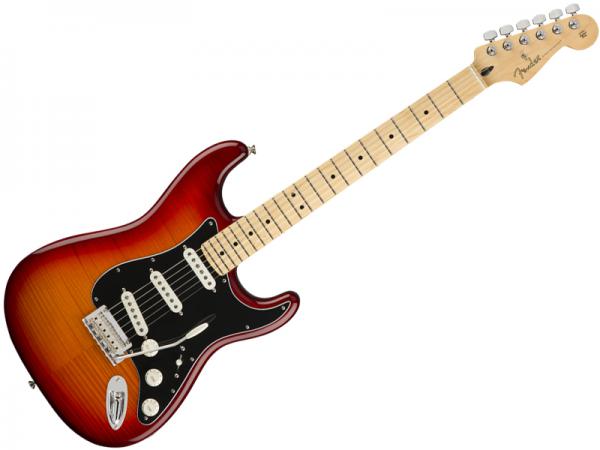 Fender フェンダー Player Stratocaster Plus Top（ Aged Cherry Burst / M ）【MEX ストラトキャスター 】