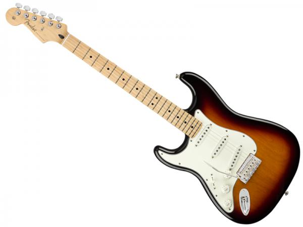 Fender フェンダー Player Stratocaster Left-Handed（3-Color Sunburst / M ）【レフトハンド ストラトキャスター  左用 MEX 】