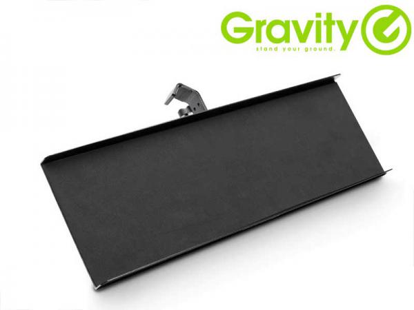 Gravity グラビティー GMATRAY2 ◆ マイクスタンド用トレイ  楽器小物等を置くのに便利 マイクスタンドに取り付けるトレイ型アダプタ 