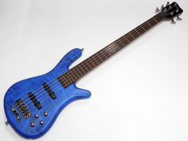 Warwick ワーウィック Germany Team Built Streamer LX 5st Maple Top / Ocean Blue Transparent Satin