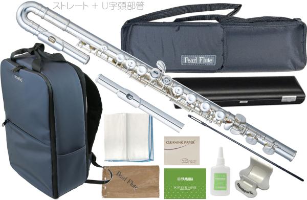 Pearl Flute ( パールフルート ) PF-505EUS フルート ストレート U字頭部管 プレスト Eメカニズム 銀メッキ 管楽器 Presto PF505EUS セット K　北海道 沖縄 離島不可