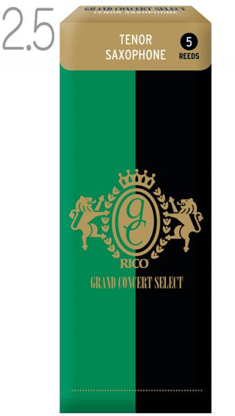 D'Addario Woodwinds ダダリオ ウッドウィンズ RGC05TSX250 グランドコンサートセレクト テナーサックス 2.5 リード 5枚 Grand Concert Select　以下対応不可 北海道 沖縄 離島 代引き