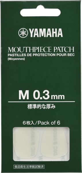 YAMAHA ヤマハ MPPA3M3 マウスピースパッチ Mサイズ 0.3mm シール 6枚入り 管楽器 サックス クラリネット　北海道 沖縄 離島不可