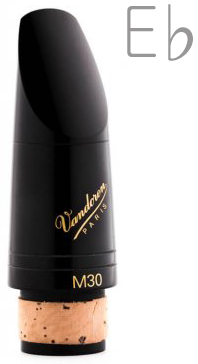 vandoren バンドーレン CM325 E♭ クラリネット用 マウスピース M30 トラディショナル ブラック エボナイト Eb clarinet mouthpiece Traditional　北海道 沖縄 離島不可