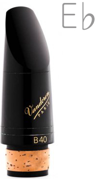 vandoren バンドーレン CM323 E♭ クラリネット マウスピース B40 トラディショナル ブラック エボナイト Eb clarinet mouthpiece Traditional　北海道 沖縄 離島 不可