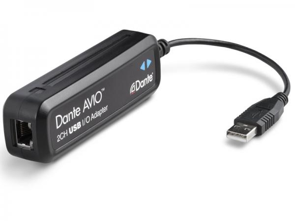 Audinate ( オーディネイト ) Dante AVIOアダプター  USB I/O （入力2ch / 出力2ch）◆  ADP-USB-AU-2X2