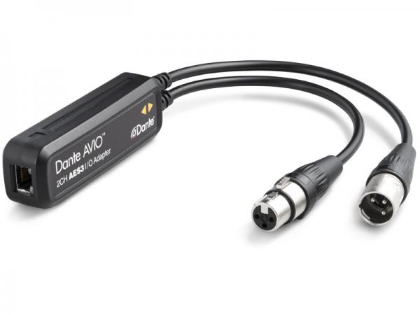 Audinate オーディネイト Dante AVIOアダプター AES3 I/O （入力
