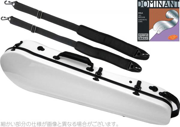 Carbon Mac ( カーボンマック ) CFA-2 スリム ビオラ ケース ホワイト リュック ハードケース viola cases white DOMINANT ビオラ弦 141 セットA 北海道 沖縄 離島 代引き 同梱不可