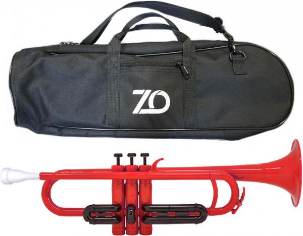 ZO ( ゼットオー ) トランペット TP-01BK レッド 新品 アウトレット プラスチック 管楽器 trumpet RED 楽器　北海道 沖縄 離島不可