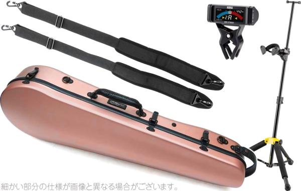 Carbon Mac ( カーボンマック ) CFA-2 サテン ビオラ ケース S- PKG ピンクゴールド ハードケース viola cases satin pink gold セット B　北海道 沖縄 離島 代引き不可