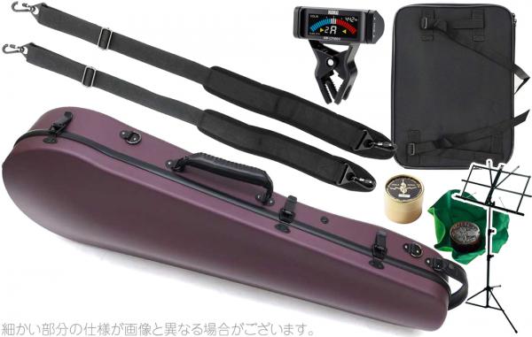 Carbon Mac ( カーボンマック ) CFA-2 サテン ビオラ ケース S-ROSE ローズ リュック ハードケース viola cases satin rose AB-201 セット D　北海道 沖縄 離島 代引き 不可