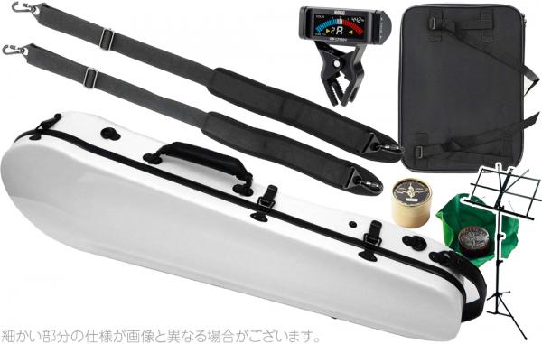 Carbon Mac カーボンマック CFA-2 スリム  ビオラ ケース ホワイト  ハードケース 白色 viola cases white AB-201 AW-LT100V セット D　北海道 沖縄 離島 代引き 不可
