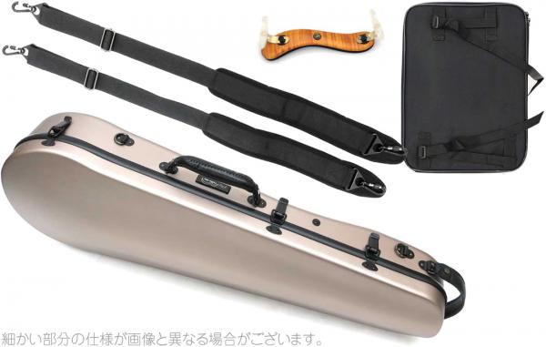 Carbon Mac カーボンマック CFA-2 サテン ビオラ ケース S-CPG シャンパンゴールド ハードケース viola satin gold AB-201 肩当て セット E　北海道 沖縄 離島 代引き 同梱 不可