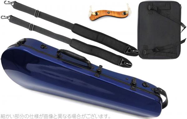 Carbon Mac カーボンマック CFA-2 スリム BLUE ビオラ ケース ブルー ハードケース viola cases AB-201 肩当て Diamond セット E　北海道 沖縄 離島 代引き 同梱 不可