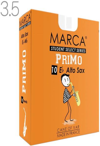 MARCA ( マーカ ) プリモ アルトサックス リード 3.5 10枚入 1箱 alto saxophone student reed PRIMO 3-1/2　北海道 沖縄 離島不可