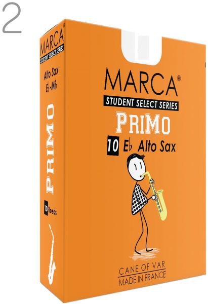 MARCA マーカ プリモ アルトサックス リード 2番 10枚入 1箱 alto saxophone student reed PRIMO 2.0　北海道 沖縄 離島不可
