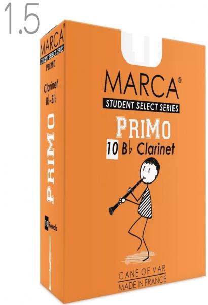MARCA ( マーカ ) プリモ B♭ クラリネット リード 1.5 10枚入 1箱 clarinet student reed PRIMO 1-1/2　北海道 沖縄 離島不可