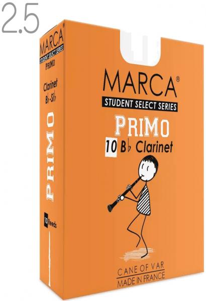 MARCA ( マーカ ) プリモ B♭ クラリネット リード 2.5 10枚入 1箱 clarinet student reed PRIMO 2-1/2　北海道 沖縄 離島不可