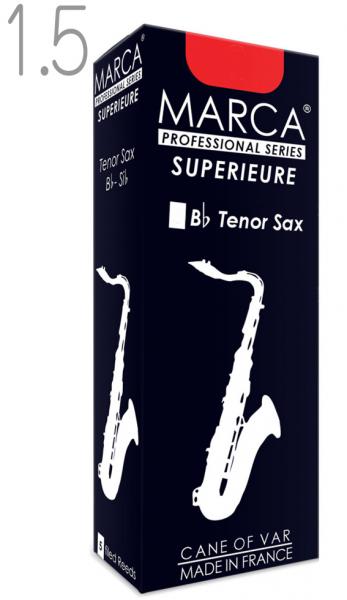 MARCA マーカ スペリアル テナーサックス 1.5 リード 5枚入り 1箱 tenor saxophone SUPERIEURE フランス製 1-1/2　北海道 沖縄 離島不可