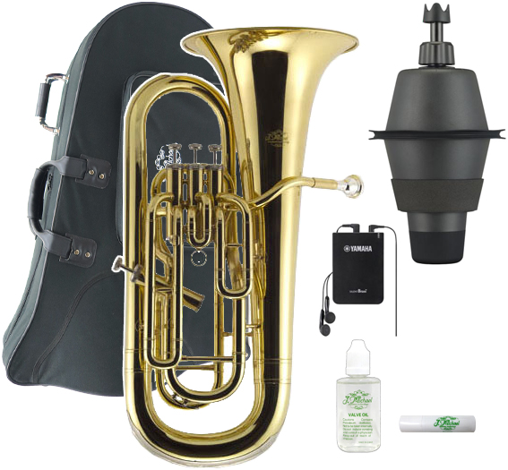 J Michael ( Jマイケル ) EU-1500 ユーフォニアム 新品 ラッカー サイレントブラス SB2X ミュート セット 4ピストン gold euphonium　北海道 沖縄 離島不可