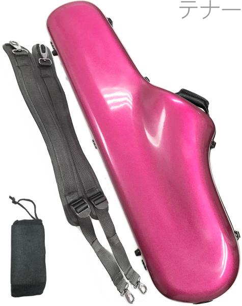 人気 CCシャイニーケース テナーサックス用 ハードケース 軽量 ワイン