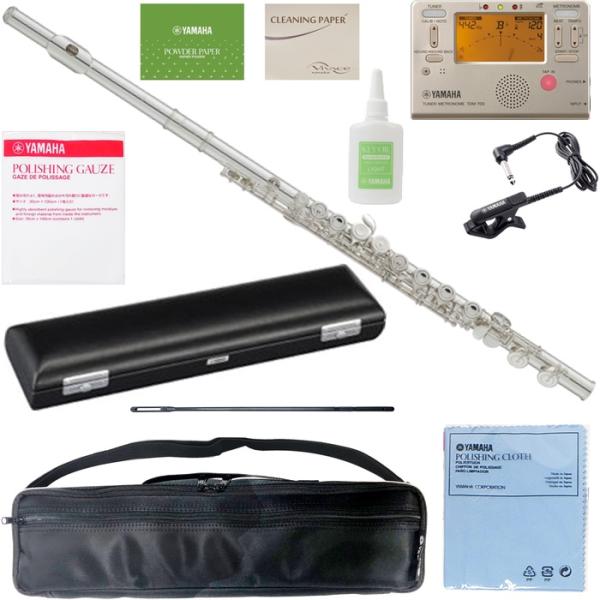 YAMAHA ヤマハ 5年保証サポート対象 YFL-212 フルート Eメカニズム 銀メッキ 管楽器 standard flute セットJ　北海道 沖縄 離島 代引き不可