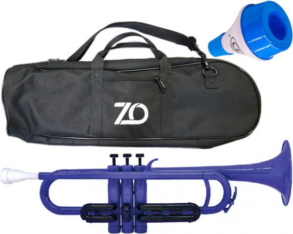 ZO ( ゼットオー ) TP-10BK トランペット ダークブルー ミュート セット ブルー アウトレット プラスチック 楽器 Dark Blue Trumpet mute　北海道 沖縄 離島不可