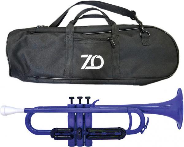 ZO ゼットオー TP-10BK トランペット ダークブルー アウトレット プラスチック 管楽器 Trumpet Dark Blue 楽器　北海道 沖縄 離島不可