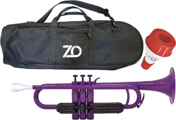 ZO ( ゼットオー ) TP-04BK トランペット パープル ミュート セット レッド 新品 アウトレット プラスチック 管楽器 purple trumpet mute　北海道 沖縄 離島不可