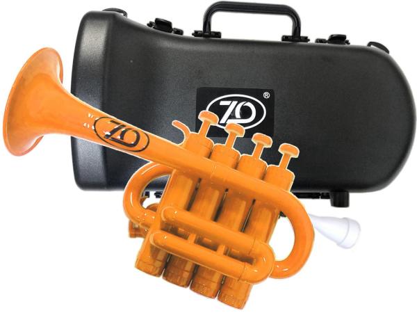 ZO ( ゼットオー ) ピッコロトランペット PC-11 オレンジ 調整品 新品 アウトレット プラスチック B♭ A piccolo trumpet orange　北海道 沖縄 離島不可