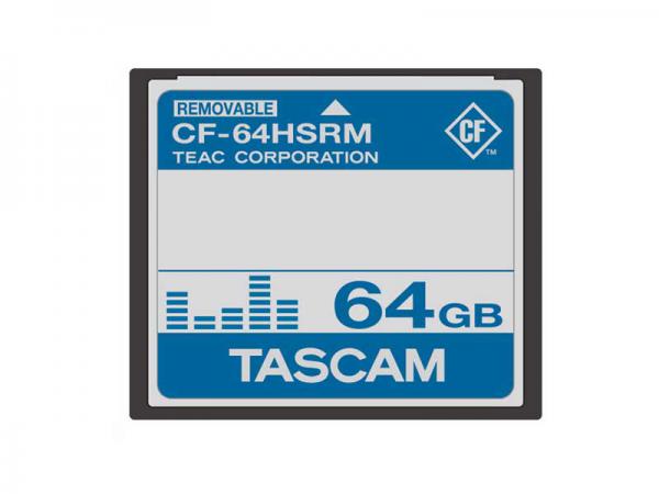 TASCAM ( タスカム ) CF-64HSRM ◆ TASCAM製品での動作確認済みCFカード  64GB コンパクトフラッシュ 