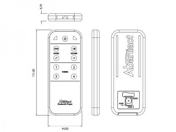 アバニアクト ABP-R02-MS 天井埋込型ブルートゥースプレイヤー他 ABP-R02-MS Bluetooth プレイヤー 1個 Abaniact(アバニアクト