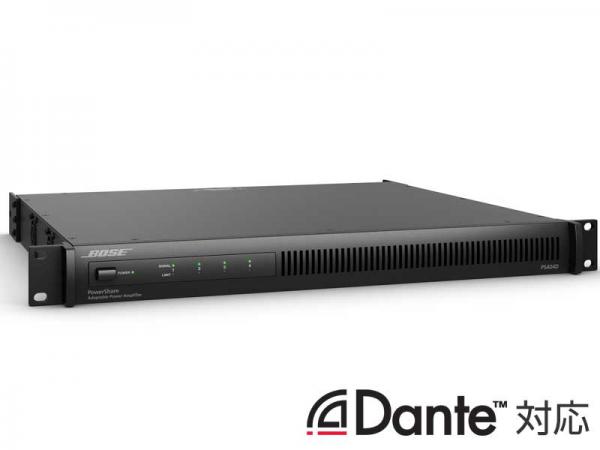 BOSE ( ボーズ ) POWERShare PS404D ◆ Dante対応モデル パワーシェア  設備用途向け 4チャンネル パワーアンプ 合計400W