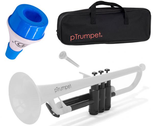 pTrumpet®︎ ホワイト PINSTRUMENTS pTrumpet ホワイト プラスチック トランペット 管楽器 P