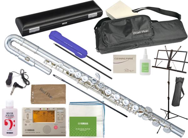 Pearl Flute ( パールフルート ) PF-505EU U字 フルート プレスト Eメカニズム  銀メッキ U字頭部管 C管 Presto PF505EU flute セット D　北海道 沖縄 離島不可