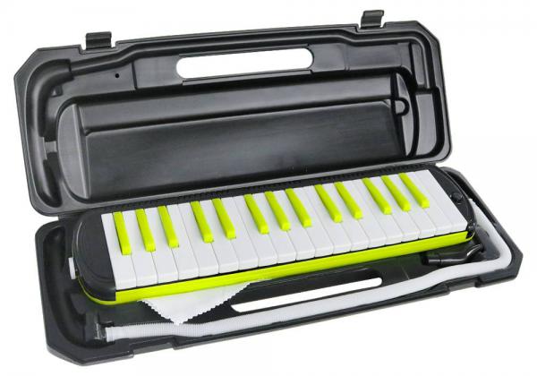 鍵盤ハーモニカ 32鍵 ネオンライム 1台 NEONLIME スタンダード