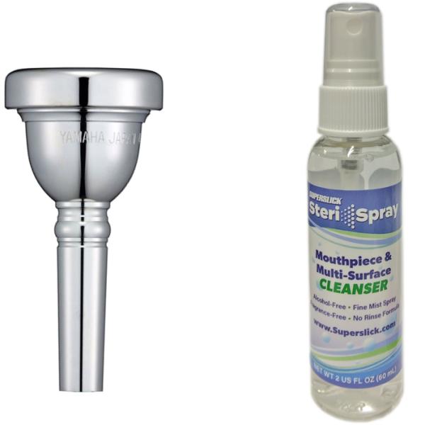 YAMAHA ヤマハ BB-67C4 チューバマウスピース スタンダード 銀メッキ 管楽器 TUBA MOUTHPIECES マウスピースクリーナー セット　北海道 沖縄 離島不可