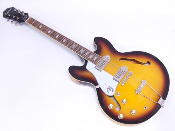 Epiphone ( エピフォン ) Ltd Ed Casino Left Handed Vintage Sunburst レフトハンド カジノ 左用  エレキギター  