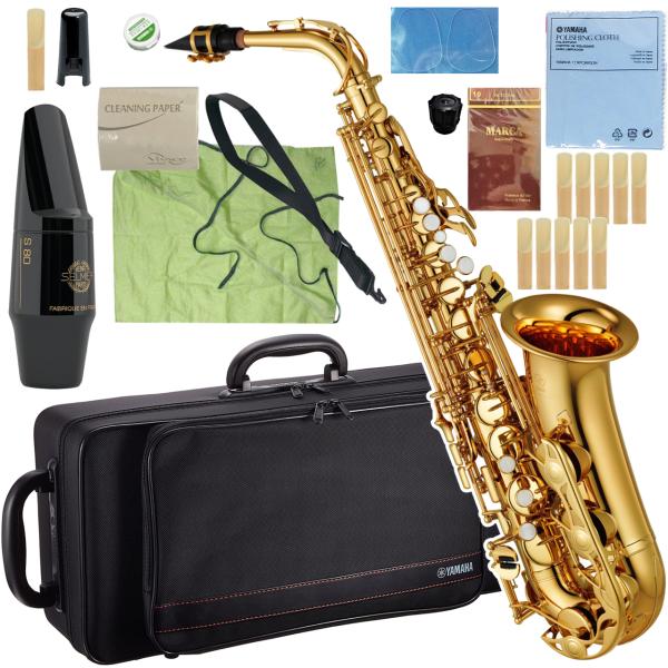 YAMAHA ( ヤマハ ) YAS-280 アルトサックス 正規品 管楽器 E♭ alto saxophone gold 本体 セルマーマウスピース S80 セット B　北海道 沖縄 離島不可