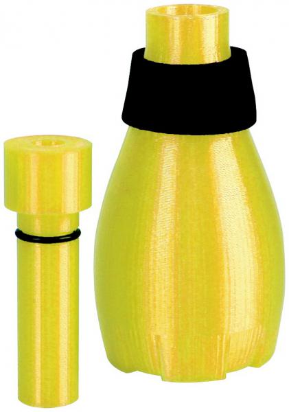 MORITA モリタ Mutio MRT-MTP YE トランペット イエロー 練習用ミュート ミューティオ trumpet brass Practice Mute yellow 消音用 ミュート　北海道 沖縄 離島不可