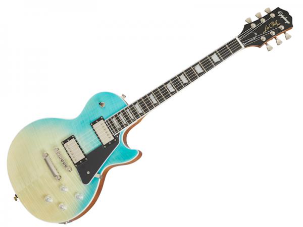 Epiphone ( エピフォン ) Les Paul Modern Figured  Caribbean Blue Fade エレキギター  モダーン・レスポール  by ギブソン