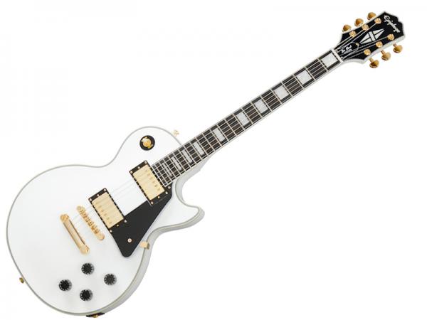 Epiphone エピフォン Les Paul Custom AW  エレキギター レスポールカスタム ホワイト  by ギブソン 