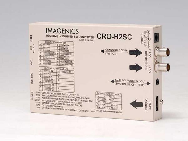 IMAGENICS ( イメージニクス ) CRO-H2SC ◆ HDMI(DVI) to 3G/HD/SD-SDI変換器