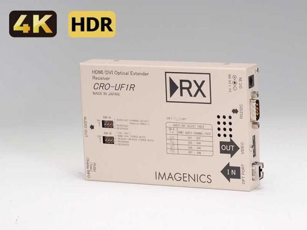 IMAGENICS イメージニクス CRO-UF1R ◆ 4K HDMI (DVI) 光延長器