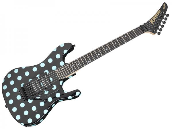 KRAMER クレイマー Nightswan Black with Blue Polka Dots エレキギター ナイトスワン  水玉模様