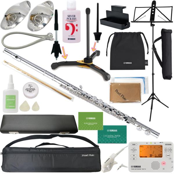 Pearl Flute パールフルート PFA-201ES アルトフルート リッププレート 銀製 ストレート 頭部管 Eメカニズム G管 alto flute PFA201ES セット E　北海道 沖縄 離島 代引き不可